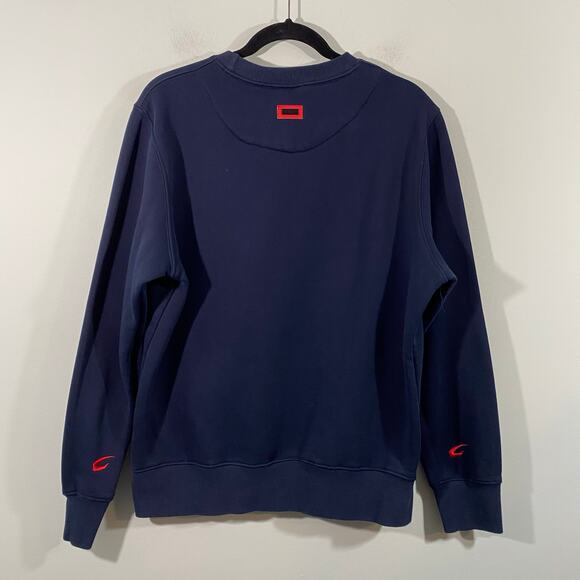 Boxraw Men's Navy Gorilla Patch Pullover Sweatshirt Size L - Picture 11 of 11